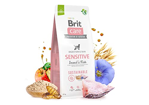 BRIT Care Dog Sustainable Sensitive Insect Fish - Dry Dog Food - 12 kg