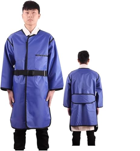 Kanduo Röntgen-Schutzkleidung Röntgen-Schutzanzug aus Blei leichte weiche langärmelige Bleikleidung Bleikappe und Blei-Schilddrüsenschutzkragen 0.35 Mmpb