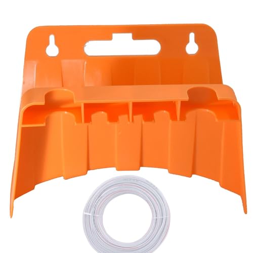 Schlauchhalter Kunststoff-Wandhalter Schlauchhalterung für Garage Schuppen Schlauchaufbewahrungsregal für Seile Lichter Werkzeuge