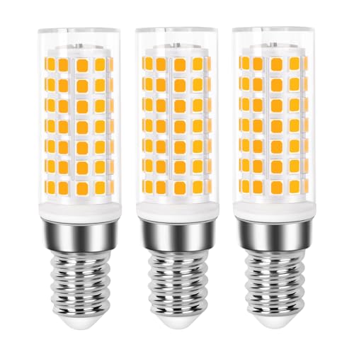 kuyamilay E14 LED Lampe Warmweiß 8W E14 Sockel LED Leuchtmittel Corn Light Bulbs 3000K Enegiesparende LED Glühbirne Ersetzt 75W Halogenlampe AC220-240V 3 Pack