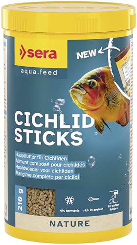 sera Cichlids Sticks Nature 1000 ml 210 g - Hauptfutter für alle Cichliden