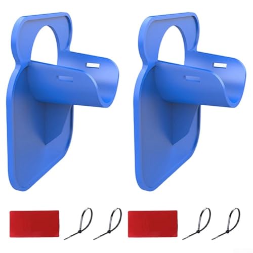 Yhenlovtt Poolrohrhalterung für 38 mm Schläuche ABS-Schlauchhalter kompatibel mit Standard-Poolrohren kompaktes Design für Garten- und Spa-Installationen 2 Stück blau