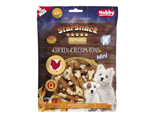 Nobby StarSnack Barbecue MINI Chicken Calcium Bone ca. 7 0 cm ca. 375 g