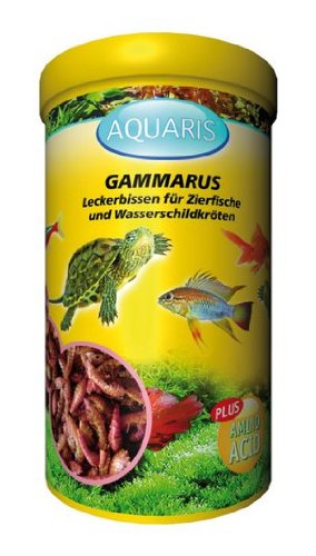 AQUARIS Gammarus Fischfutter - 110g 1 L eine perfekt ausgewogene Komposition aus sorgfältig ausgewählten Rohstoffen hergestellt