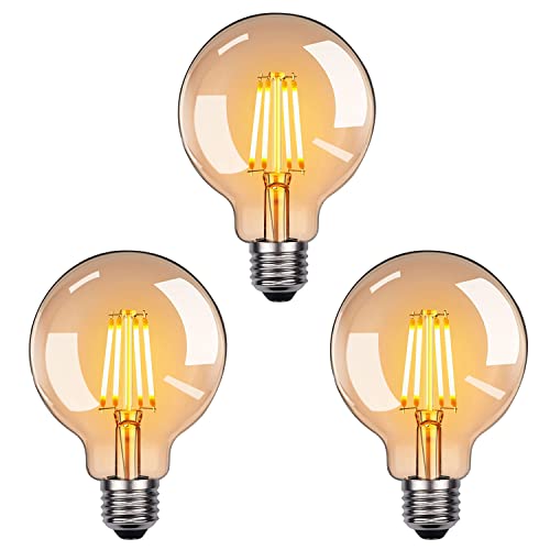 NUODIFAN Edison Vintage Glühbirne Retro LED Lampe E27 4W Warmweiß Dekorative Glühbirne Vintage 2700K Antike 470 Lumen für Nostalgie und Retro Beleuchtung im Haus Caf Bar