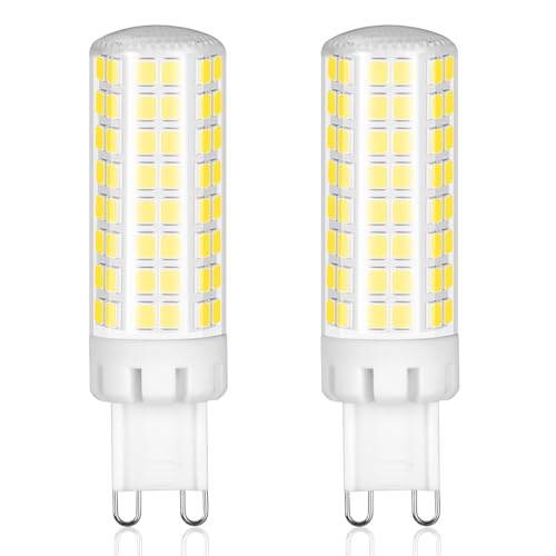 Karyoosi 2er G9 LED Lampe 7W 60W Ersatz 950LM Kaltweiß 6000K G9 Led Leuchtmittel Flimmerfrei Nicht Dimmbar