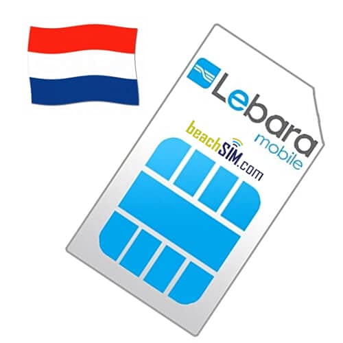 Niederlande anonyme Prepaid SIM-Karte Holland Lebara von beachsim