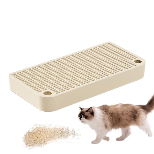 Katzentoilette Rampe erhöhte Katzenstreu -Rampe Doppelschichtleuter Trapper mit Filterfunktion Einfache Reinigung von Haustier -Toilettenrampen für Wohnzimmer Badezimmer Badezimmer