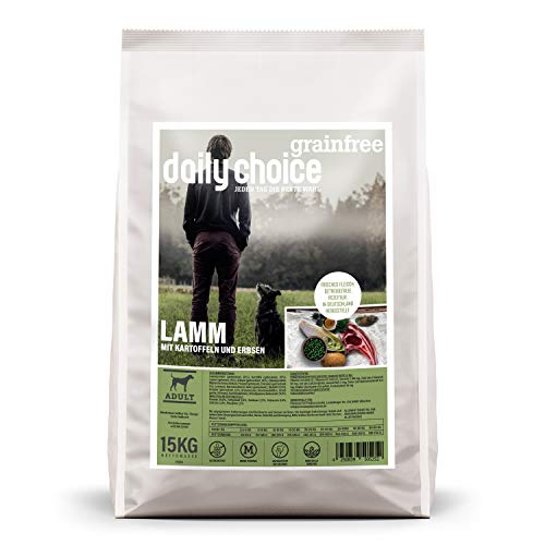  grainfree   15kg   für   getreidefrei   Lamm Kartoffeln Erbsen   Monoprotein Frischfleisch   Enthält Chicor e Grünlippmuschel wertvolle Kräuter