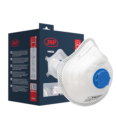 JSP Geformte Einwegmaske FFP3 M632 Box mit 10 Stück BGZ130-000-A00