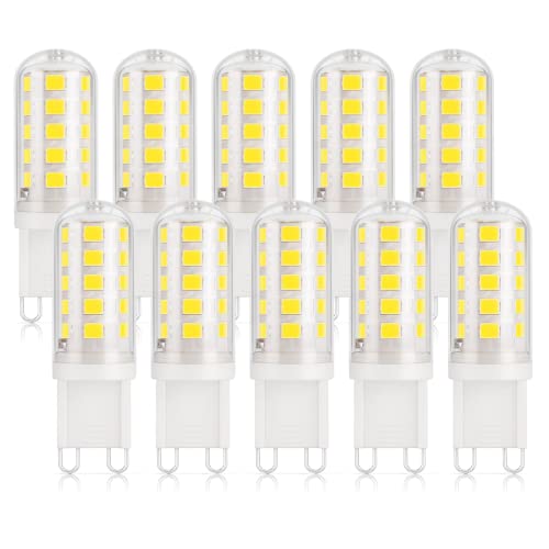 DiCUNO kaltweiß 6000K 3W 410lm Ersetzt 30W 40W Halogen Sockelühbirne flimmerfrei Energiesparende Birne nicht 10er