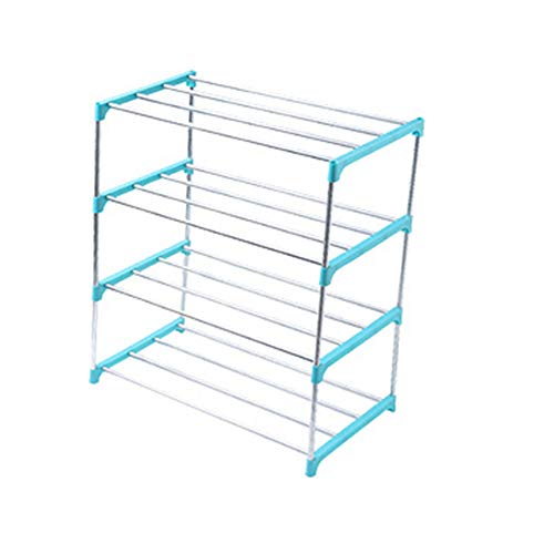BAIAA 4 Schicht Schnelle Und Stabile Montage Platzsparender DIY Aufbewahrungsbehälter Mehrschichtige Finishing Speicher Blue Four Floors