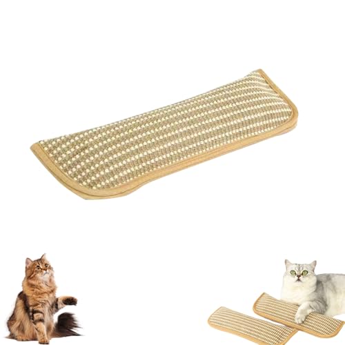 Dewppxi Catnip Kicker Pillow Katzenminze Kissen Katzenminze Zahnungsspielzeug Natürlichem Sisal Interaktive Katzenspielzeug Dual-use Katzen Minze Kissen für Spiel und Kauen L