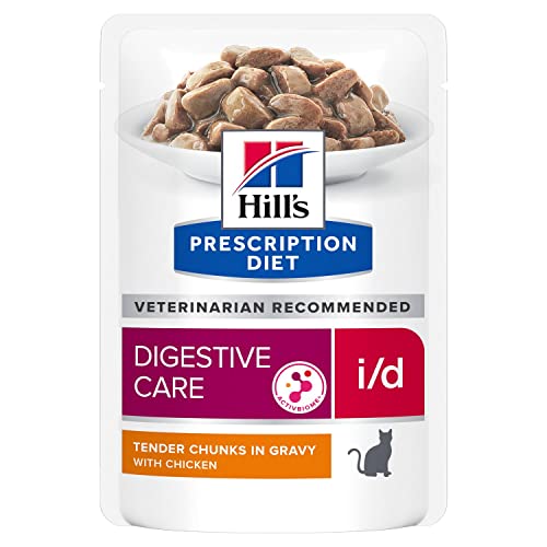 Hills Prescription Diet Feline I D Health Digestive Food for Cats 12 x 85 g Chicken