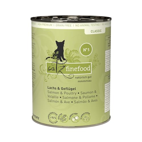  N 5 Lachs Geflügel Spinat Tomate 6x 400g Dosen