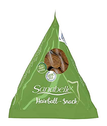 Sanabelle Hairball-Snack Funktionssnack für Katzen vermindert die Bildung von Haarballen Weizenfrei 20 g