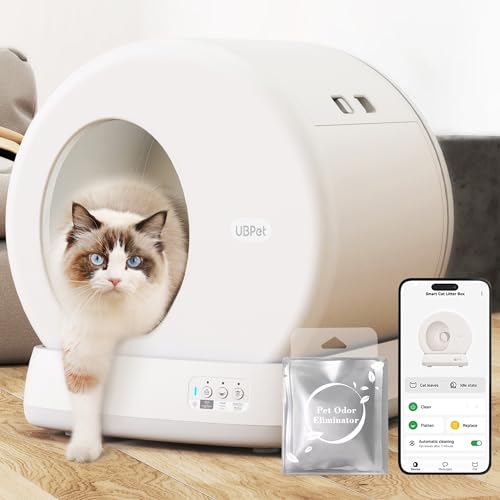 Selbstreinigende Selbstreinigend Unterer Eingang Geruchsbeseitigerin 10 Sensoren APP Steuerung Selbstreiniges Automatische Elektrisches für Katzen