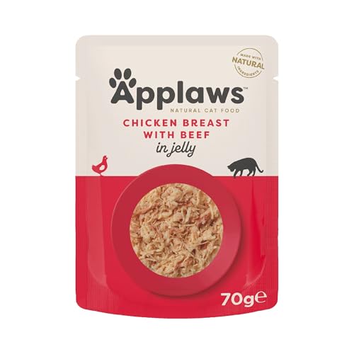 Applaws Katze Beutel Huhn mit Rind in Gelee 16er Pack 16 x 70 g