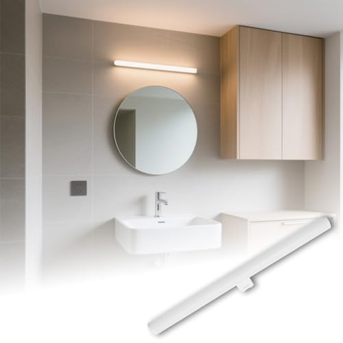 Maxled Light is Linienlampe 50cm 1100lm 12W Ersetzt 90W Glühlampe Lampe 2700K Warmweiß 180 LEDs Röhre 1 Sockel für Küche Badezimmer Spiegelleuchte Nicht Dimmbar