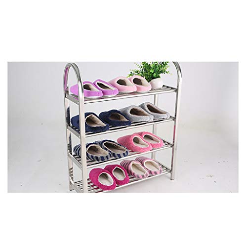 DREANNI Schuhregal Edelstahl Schuhregal Mehrschichtige Einfache Kombination Schuhe Verdickung Schuhe Storage Rack Home Economy
