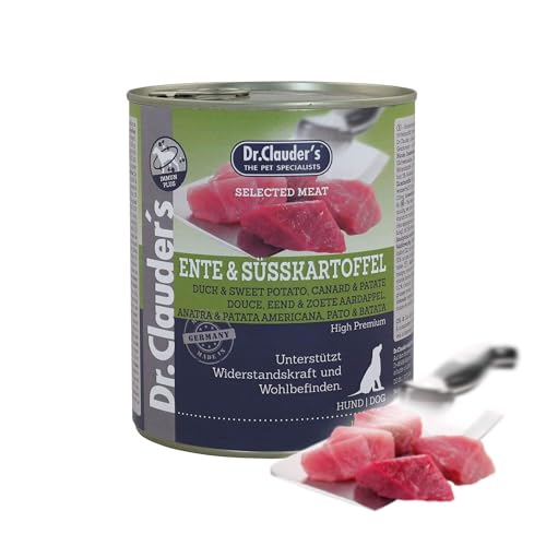 Dr. Clauder s Selected Meat - ImmunPlus - Ente Süßkartoffel 6 x 800 g