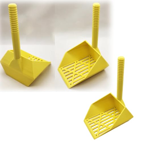 Robuste Streuschaufel reinigt die Katzentoilette effizient.