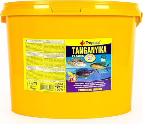 Tropical Tanganyika Flockenfutter Tanganyikaseecichliden Tanganjika 1er Pack 1 x 11 l