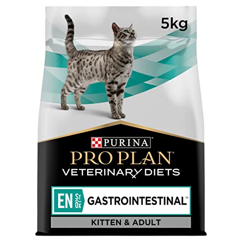 PRO PLAN Veterinary Diets EN St Ox Gastrointestinal 5 kg Diätalleinfuttermittel für ausgewachsene Katzen und Kätzchen Kann helfen bei Resorptionsstörungen des Darms