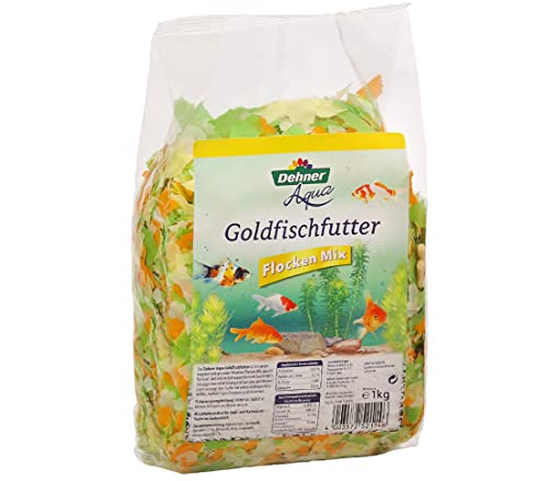 Dehner Aqua Goldfischfutter Flocken Mix 1 kg 1er Pack