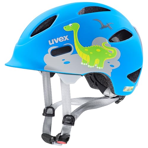 uvex oyo style   leichter für   individuelleößenanpassung   erweiterbar LED   dino blue matt   50 54