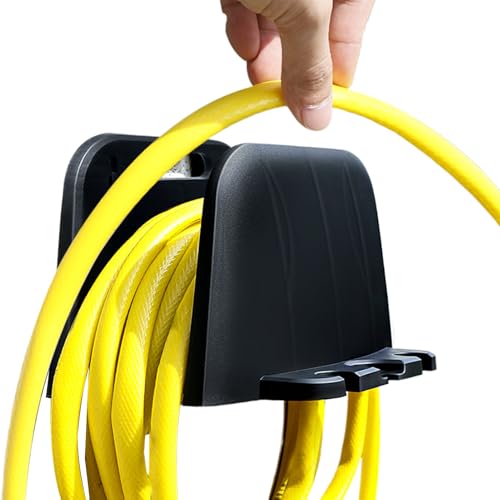 Generisch Gartenschlauchhalter Wandmontiertes Aufbewahrungsregal   Wasserschlauchhalter Für Den Außenbereich   Für Garage Hinterhof Bauernhof Terrasse Rasen Pool Auto Fensterreinigung