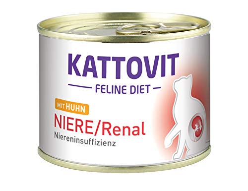 Kattovit 77046 Feline Niere Renal Huhn 12er Pack 12 x 175 g
