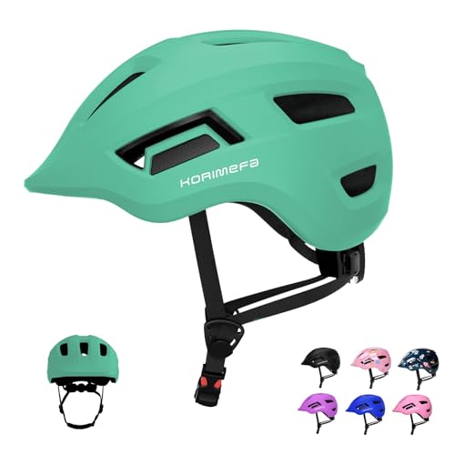 KORIMEFA Kleinkind Helm Kinder Fahrradhelm Baby Multi-Sport Verstellbarer Helm Sporthelm Radfahren Fahrrad Roller Skateboard Helm Leicht für Kinder Jungen Mädchen von 2-8 Jahren Alt Grün S