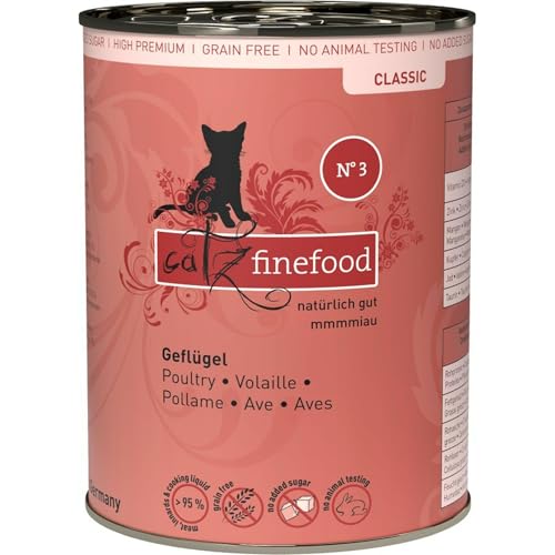 Pets Nature Catz finefood No.3 Geflügel 6 x 400g Dose