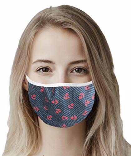 Waschbare Mundmaske Mundschutz Maske Gesichtsmaske Oeko-TEX 100 CE-Zertifiziert Geruchsneutral Antibakterielle Wirkung Wasserabweisend Gesichtsschutz Face MASKC Wiederverwendbar C Motiv 15