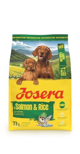 JOSERA Mother Puppy Lachs Reis 1 x 3 kg Premium Trockenfutter für trächtige säugende Hündinnen Welpen Optimale Versorgung mit Enegie L-Carnitin glutenfrei 1er Pack