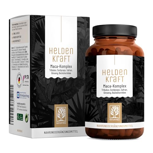 Maca hochdosiert   Maca Extrakt mit Tribulus terrestris Cordyceps Bockshornklee Zink Ginseng Safran Selen   90 Kapsel