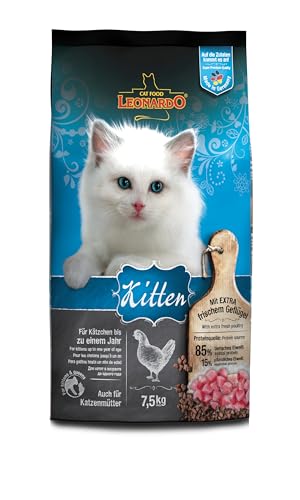 Leonardo Kitten 1x 7 5 kg Trockenfutter mit Geflügel für Katzen bis zu einem Jahr