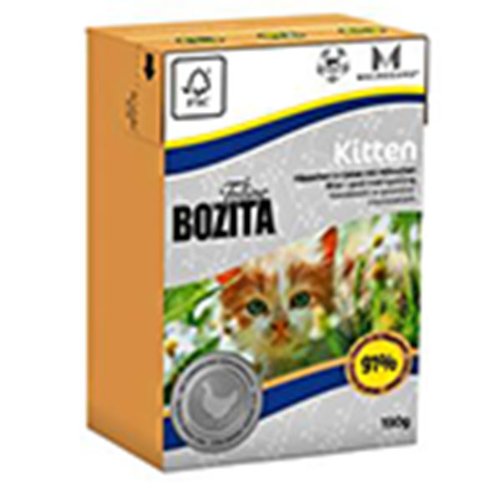 16er Pack Bozita Cat Tetra Recart Verpackung Kitten 190g