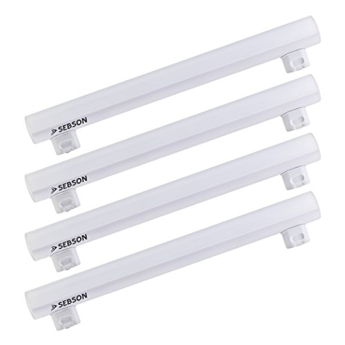 SEBSON Lampe S14S 30cm 4w ersetzt 35W Glühlampe 400lm warmweiß Linienlampe 150 4er Pack