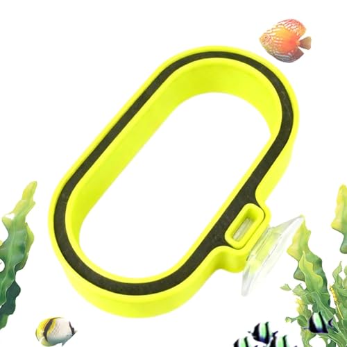Automatischer Futtergeber Für Aquarien Futteraufsatz Mit Saugnapf - Aquarium Fischfutterautomat Für Fischliebhaber und Aquarienfreunde mit Süßwasser oder Salzwasser Becken für Innenbereich und Außenbe