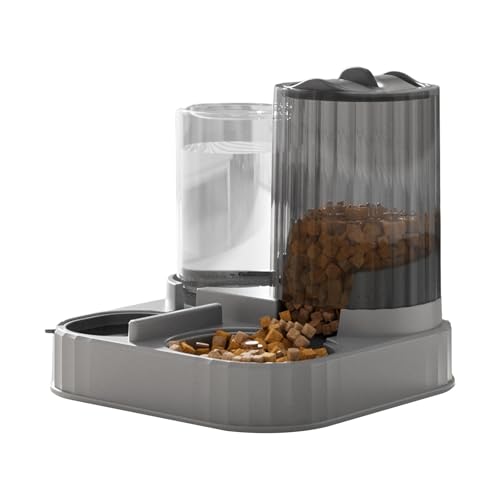 Automatischer Katzenfutterautomat 2 In 1 Haustiernapf Futterautomat Für Nassfutter Trockenfutter Für Kitten Und Kleine Katzen Für Drinnen Und Draussen