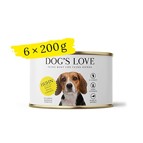 DOG S LOVE Classic Huhn 6er-Pack 6 x 200g