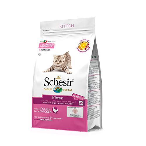  Kitten Huhn trocken für Junge und Kitten Trockenfutter im Beutel 1er Pack 1x 400 g
