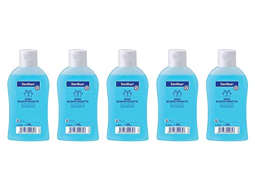 5x 100ml Flasche Sterillium Hygiene Händedesinfektion Desinfektionsmittel Unparfümiert