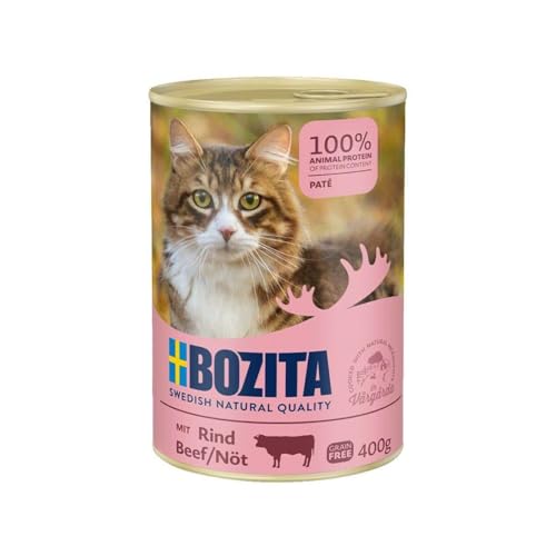 Bozita Cat Rind 6X 400g Nassfutter für Katzen