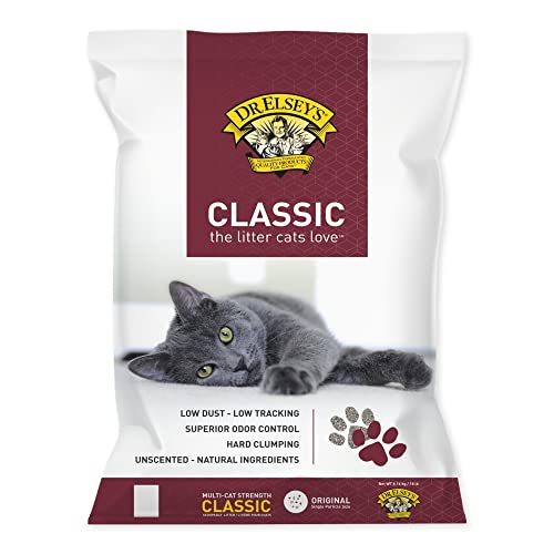Dr. Elsey s Premium Clumping Litter     99.9% Dust Free Low Tracking Hard Clumping Superior Odor Control Unscented Natural Ingredients
