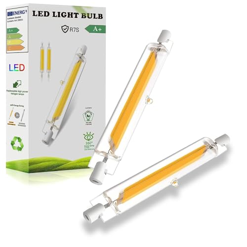 ZJZG Dimmbar 20W Ersatz für 200W Halogen Leuchtmittel Warmweiß 3000K 2000LM Kein Flackern 360 Abstrahlwinkel 2er Pack