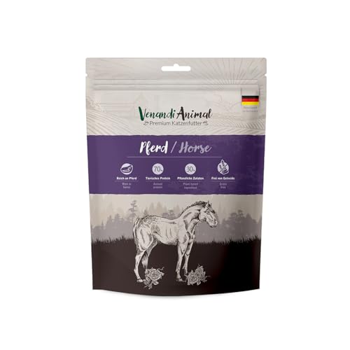 Venandi Animal   Premium Trockenfutter für Katzen   Pferd 1er Pack 1 x 0 3kg getreidefrei