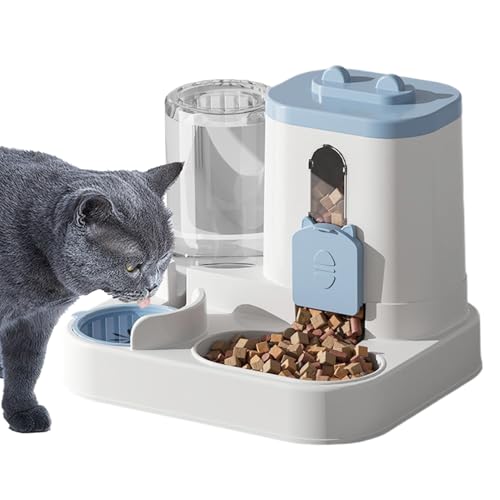 2-in-1-Futterspender für Tierfutter automatischer Futterspender für Katzen und Hunde Wasserspendernapf intelligente Fütterungslösung langlebiges Haustierzubehör Automatischer Futterautomat für